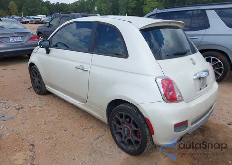 2012 Fiat 500 Sport из США, поврежденный, VIN 3C3CFFBR7CT366611